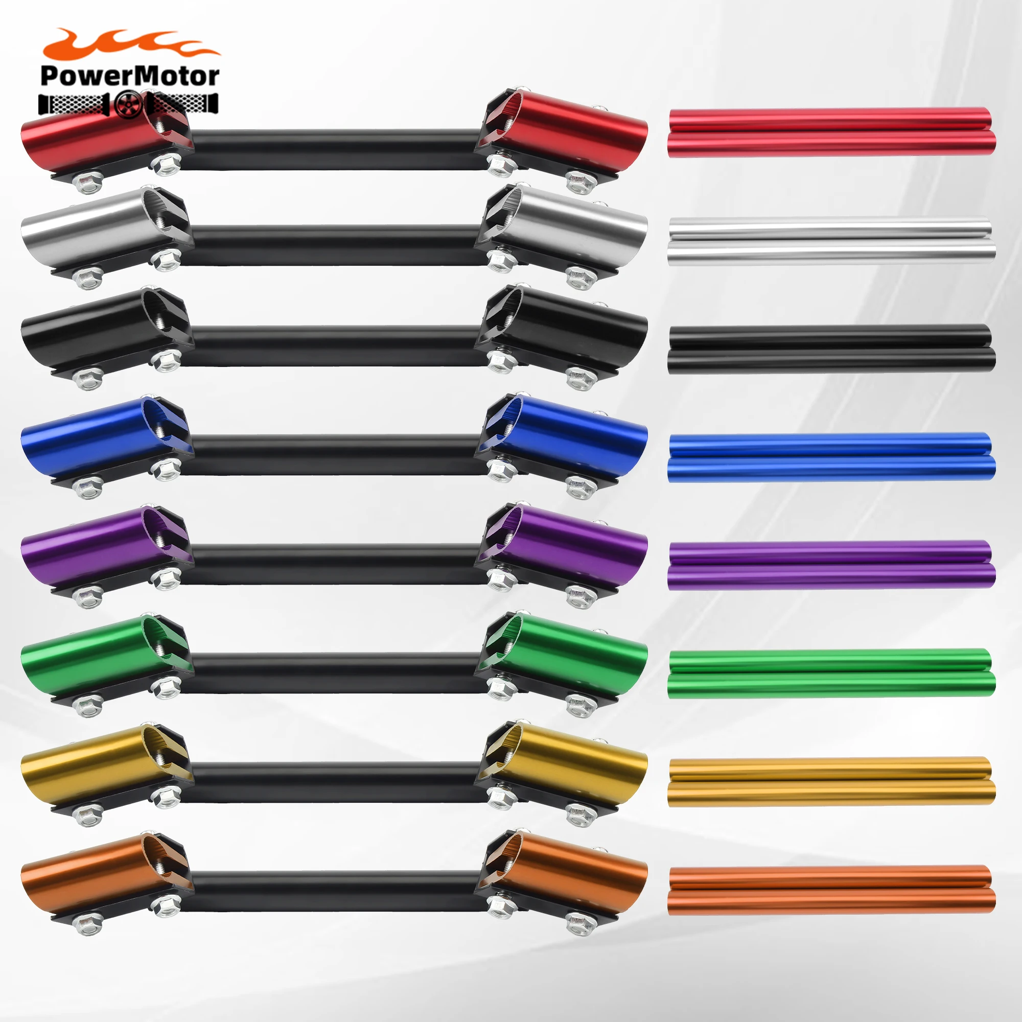 

Motorcycle 22mm Split Hollow Handlebar Adjustable Dirt Pit Bike Aluminum Alloy Universal Modification Accessories