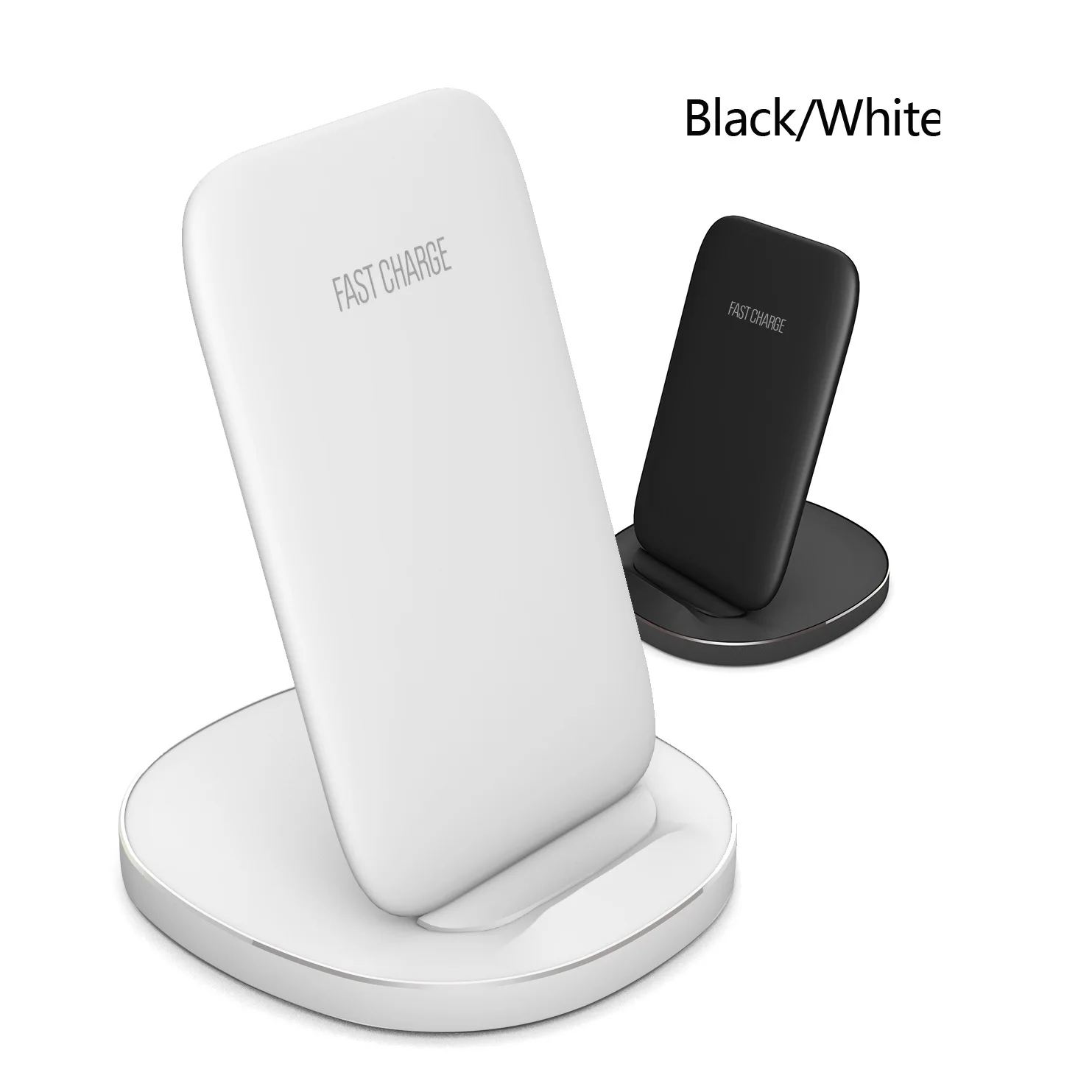 Vertical wireless charger 15W desktop base fast charging suitable for iPhone, Xiaomi, Huawei 10W office wireless charger