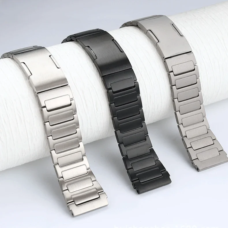 22mm Titanium Alloy Strap for Huawei Watch 4 5 GT5 Pro GT5-4-3-2 46mm Lightweight Bracelet Wristband Amazfit BIP 6 5 GTR 4 Band