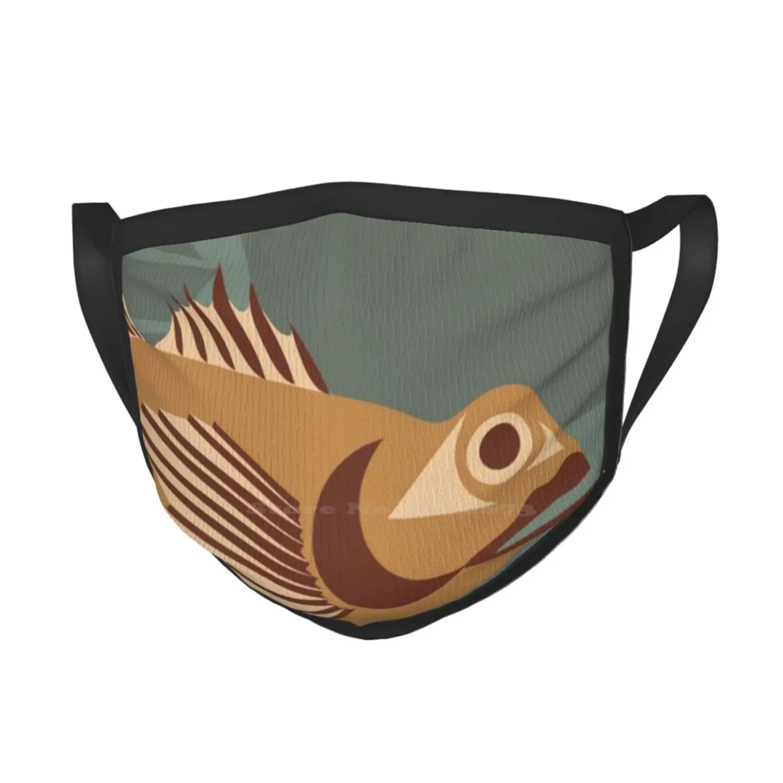 Tidepool Sculpin Causal Cap Buckets Hat Coast Salish Art Mark Gauti Indigenous First Nations Art T Sou Ke Sooke Pacific image 5