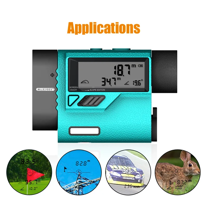 Mileseey 600M Golf Laser Rangefinder Golf Telescope Laser Distance Meter Monocular Golf hunting laser laser Range Finder