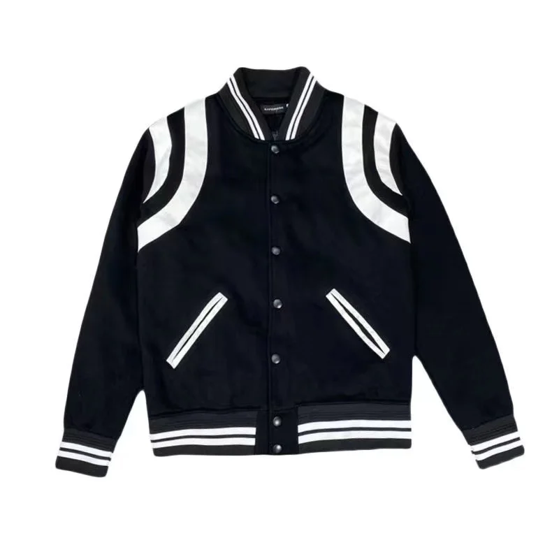 

Varsity Jacket Men Adult Unisex Long Sleeve Baseball Casual Loose Cardigan Men Sports Coat