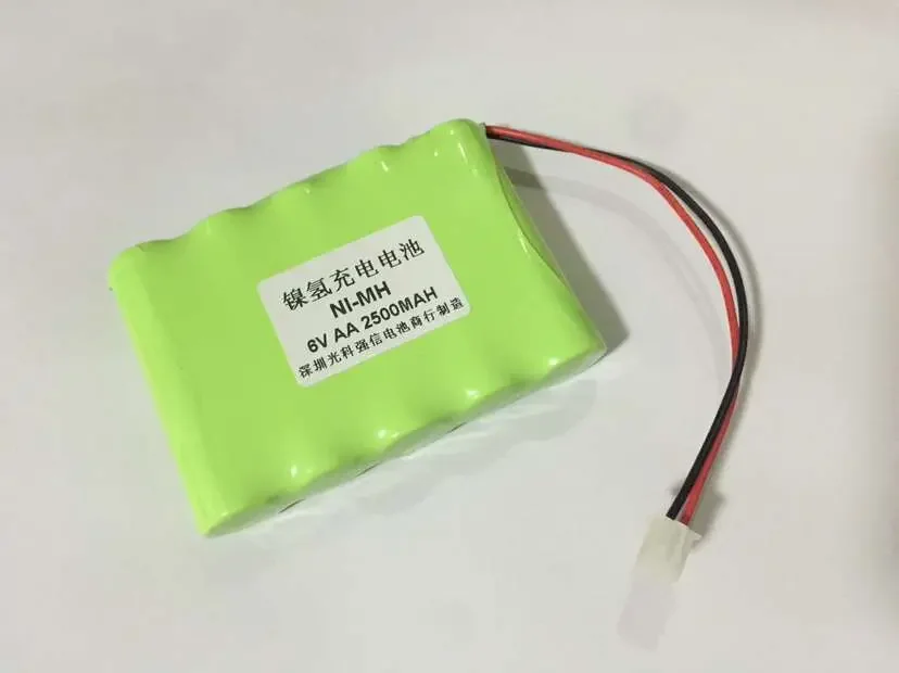 Новая аутентичная никель-водородная батарея 6 В AA 2500 мАч NI-MH печатная плата медицинские игрушки 2,54