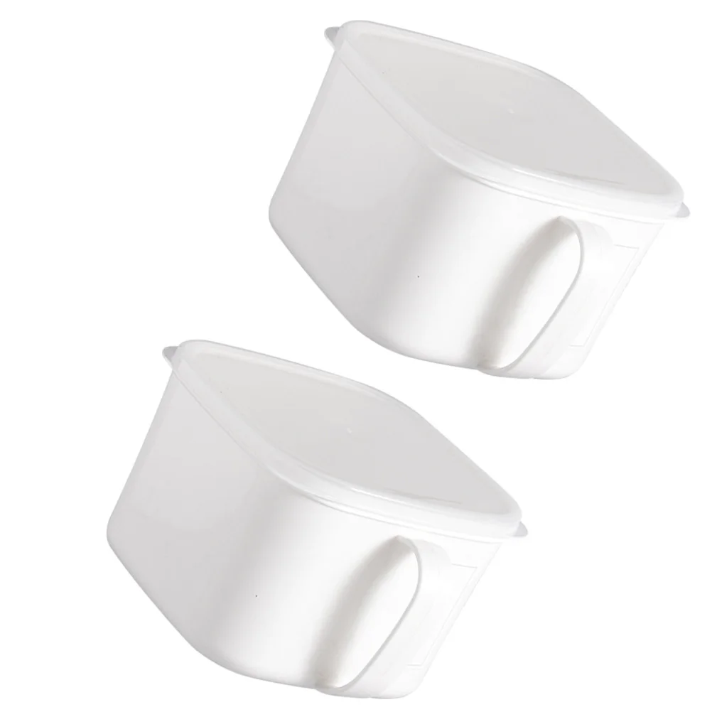 

2Pcs Airtight Food Containers Cereal Storage Can Kitchen Organizer Safe Reliable Container Box Preservation Box
