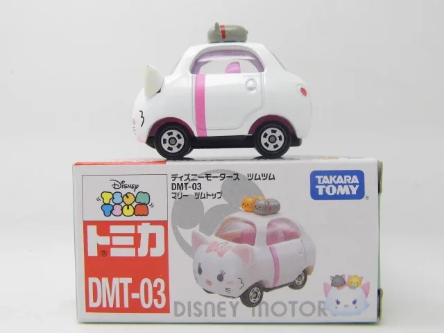 Takara Tomy Tomica Disney Alloy Car Super Cute Tsum Mini Car Disney Cartoon Box Set, Children\'s Holiday Gift Toys for Girls