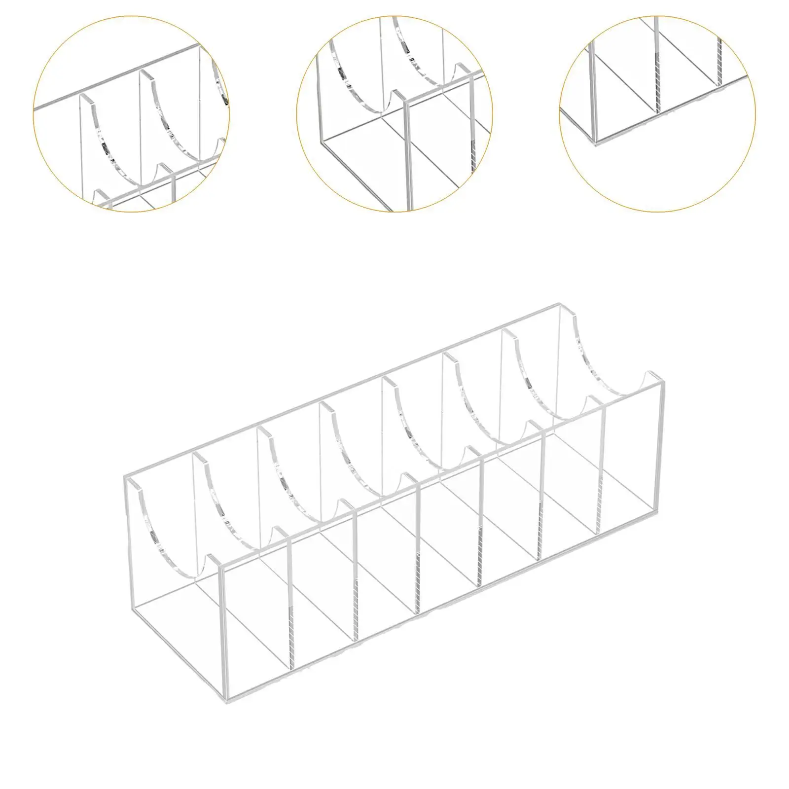 Belt Organizer Wardrobe Clear Multi Compartments for Underwear Bow Tie Cosmetics