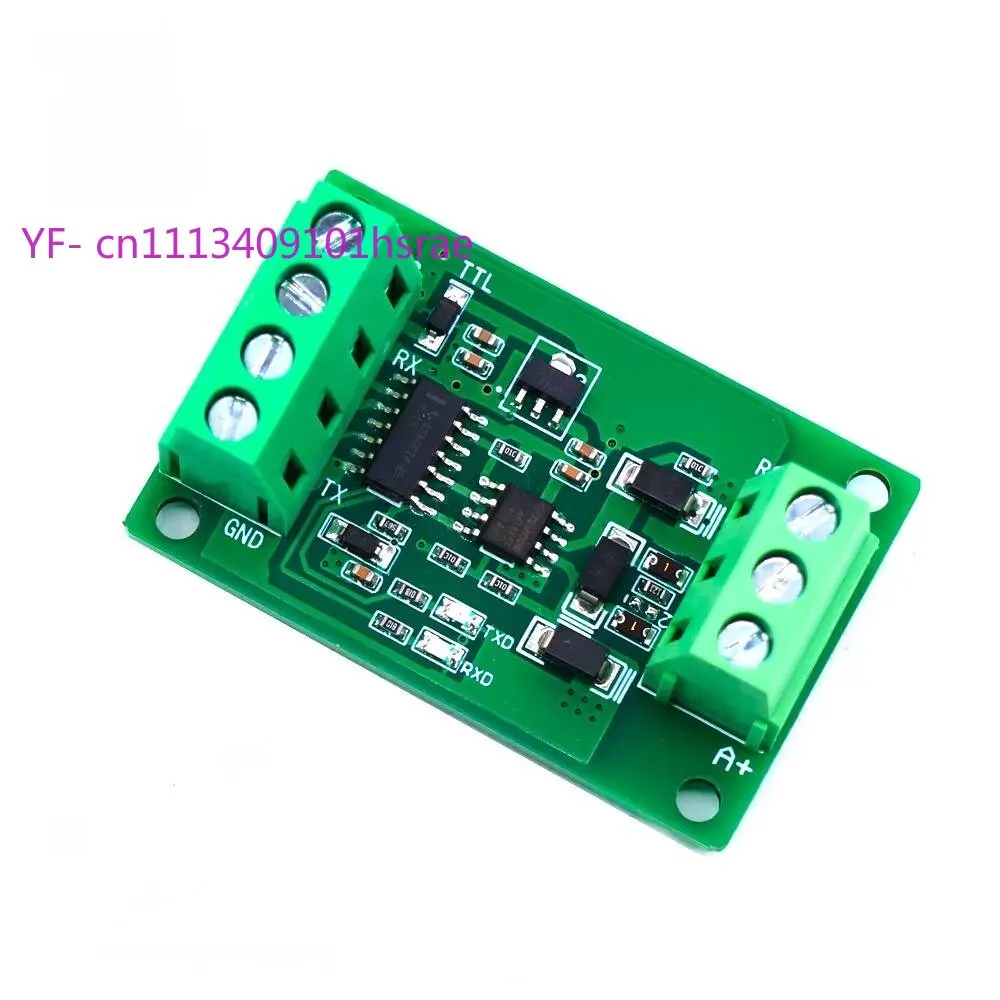 5PCS TTL to RS485 Converter Module, Hardware Automatic Flow Control, UART Level Signal Conversion, Lightning Protection Design