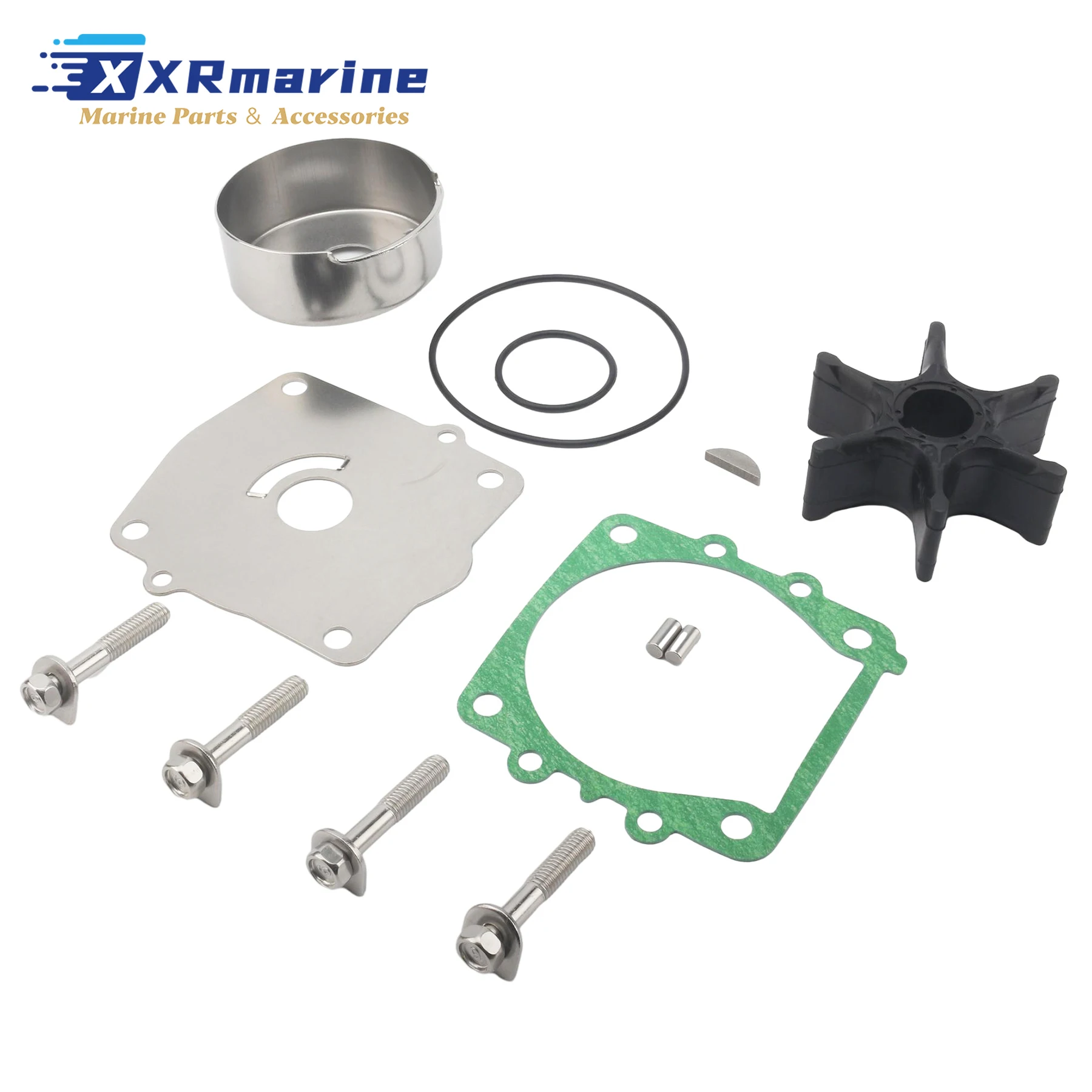 

6E5-W0078-00 Water Pump Impeller Kit for Yamaha 115 130 HP Outboard Motor 6E5-W0078-01 6E5-W0078-A1 6E5-W0078-3A 18-3372 18-3373
