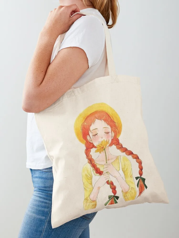 

Anne Of Green Gables Tote Bag Eco bag shopping bags foldable eco pack bags woman 2025