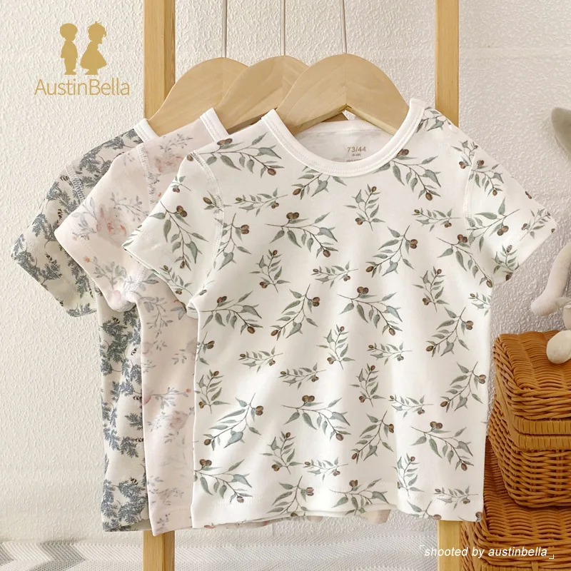 

Summer Baby Girls T-shirts 100% Cotton O-neck T-shirts Fashion Simple Cute Short Sleeve Tops Child Print T-shirt Kids Clothes