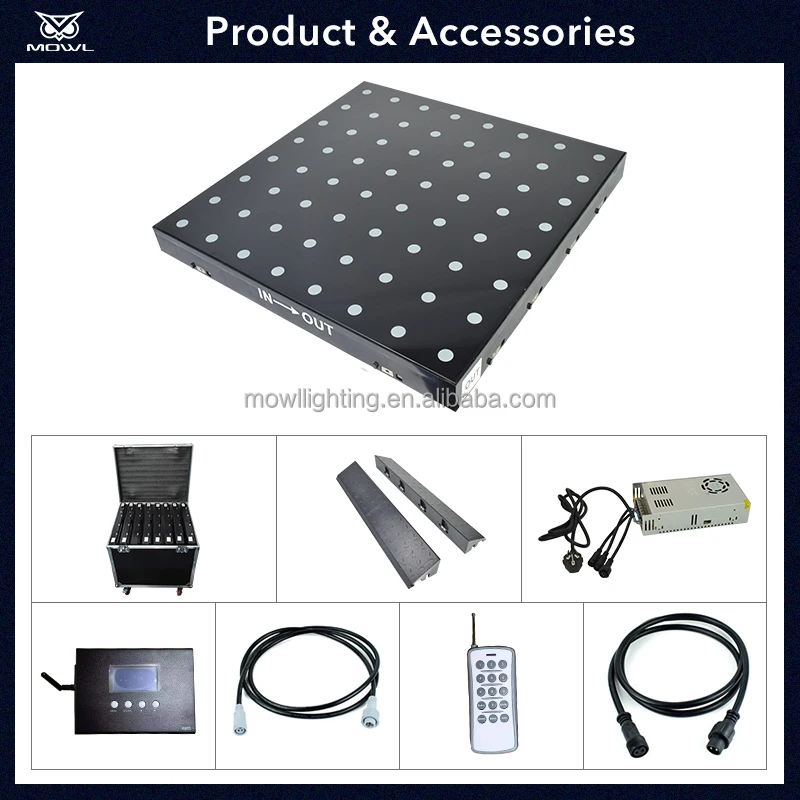 LED Dance Floor Magnetic Tiles LED Dance Floor Light Portable Magnetic Digital Pixel Dance Floor Wedding 3D Pista De Baile