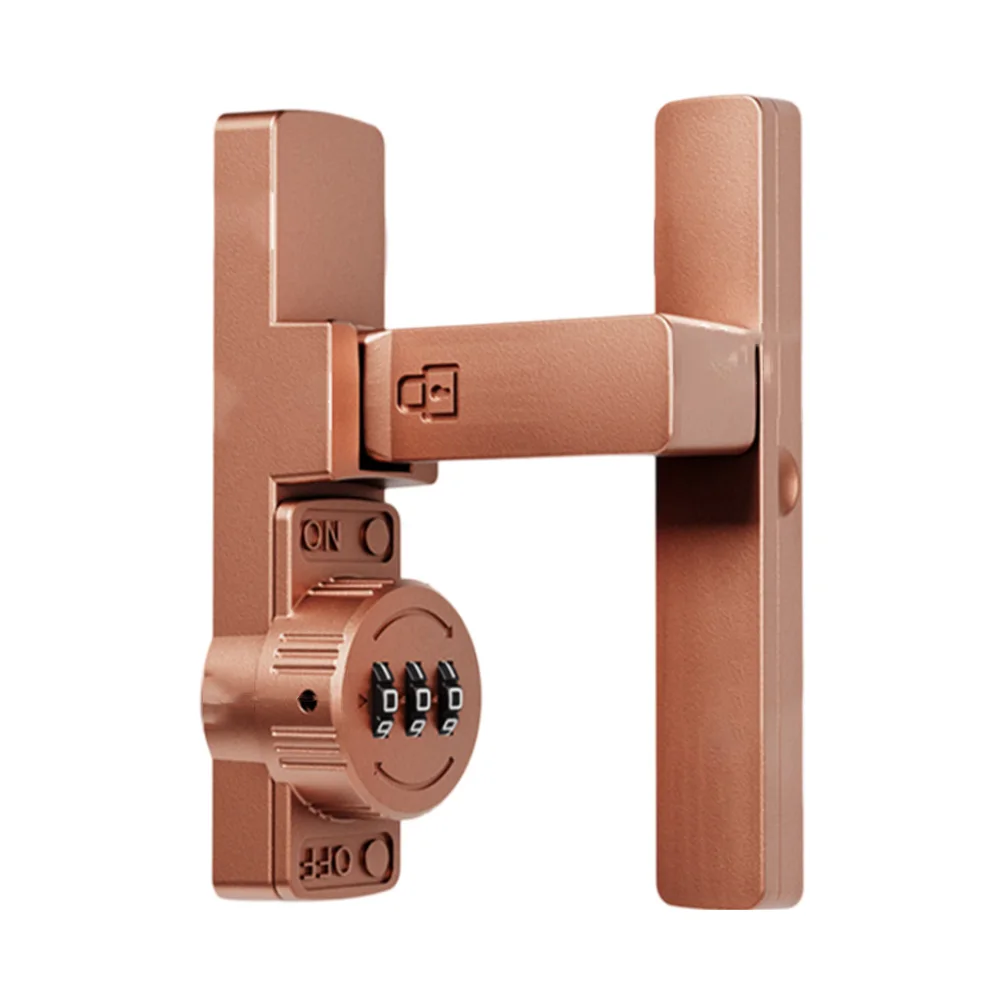 Door Security Barn Door Latch Interior Door Bolt Zinc Alloy Construction 90 Degree Design Convenient Locking System