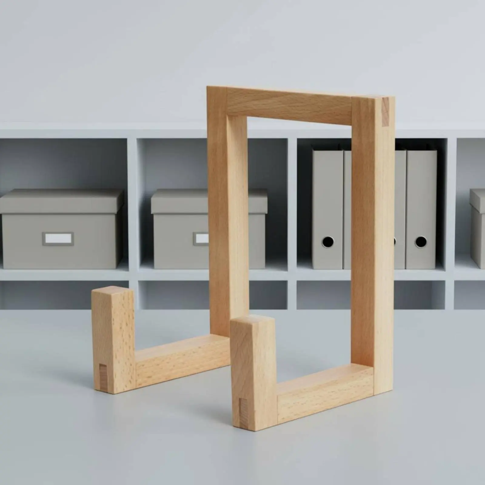 Vinyl Vinyl Stand Wooden Vinyl Holder Album Organizer Multifunction Book Display Rack Open Design view 3