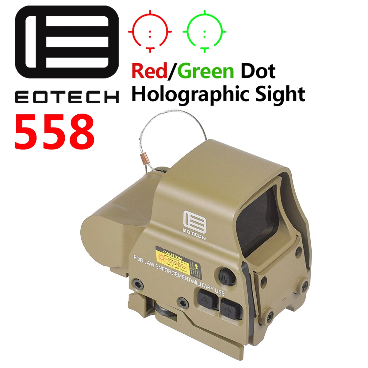 Eotech G33 G43 G45 Sight Vast 3X 5X Vergrootglas Scope 551 552 553 558 Holografische Collimator Red Dot Sight UNITY Snelle montage