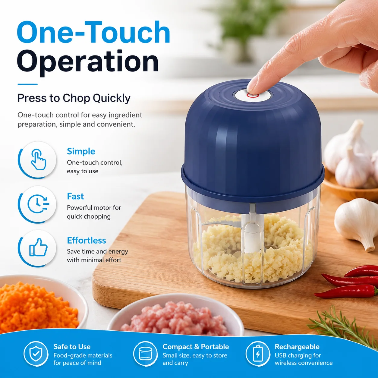 1 Buah Penggiling Bawang Putih - Kitchen Gadgets Gift ulasan dan harga