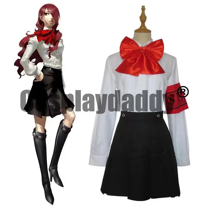 

Shin Megami Tensei: Persona 3 Mitsuru Kirijo Cosplay Costume Gekkoukan High School S.E.E.S Uniform Suit For Halloween Carnival