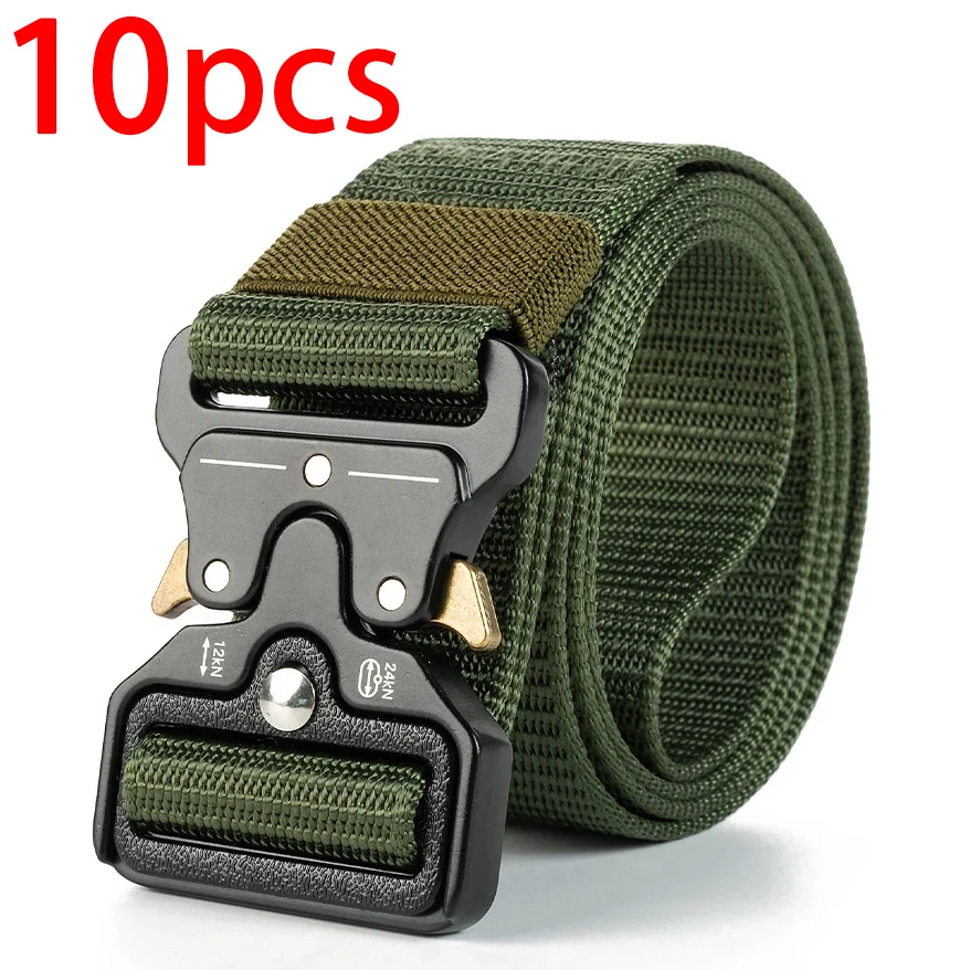 10 قطع من الأحزمة التكتيكية للرجال متعددة الاستخدامات - تصميم متين وقابل للتعديل لعشاق الرياضة في الهواء الطلق، زوج مع جينز، للرجال والنساء #6