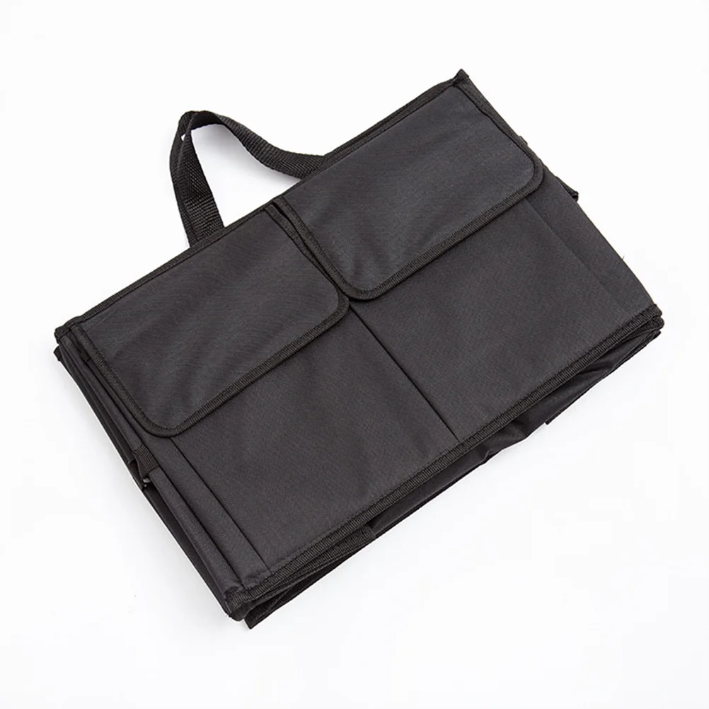 

Multifunctional Storage Box Large Capacity Foldable Car Accessories Black Container Durable Oxford Cloth Portable Space Saving