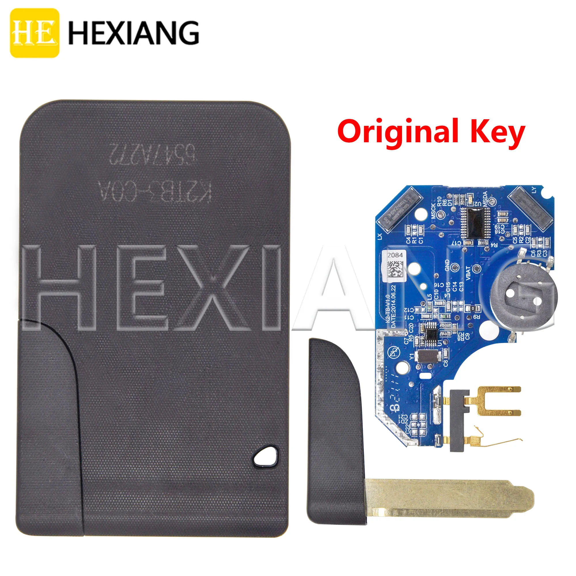 

HE K2TB3-C0A Original Smart Card Car Remote Control Key For BYD F3 G3 L3 G5 G6 S6 S7