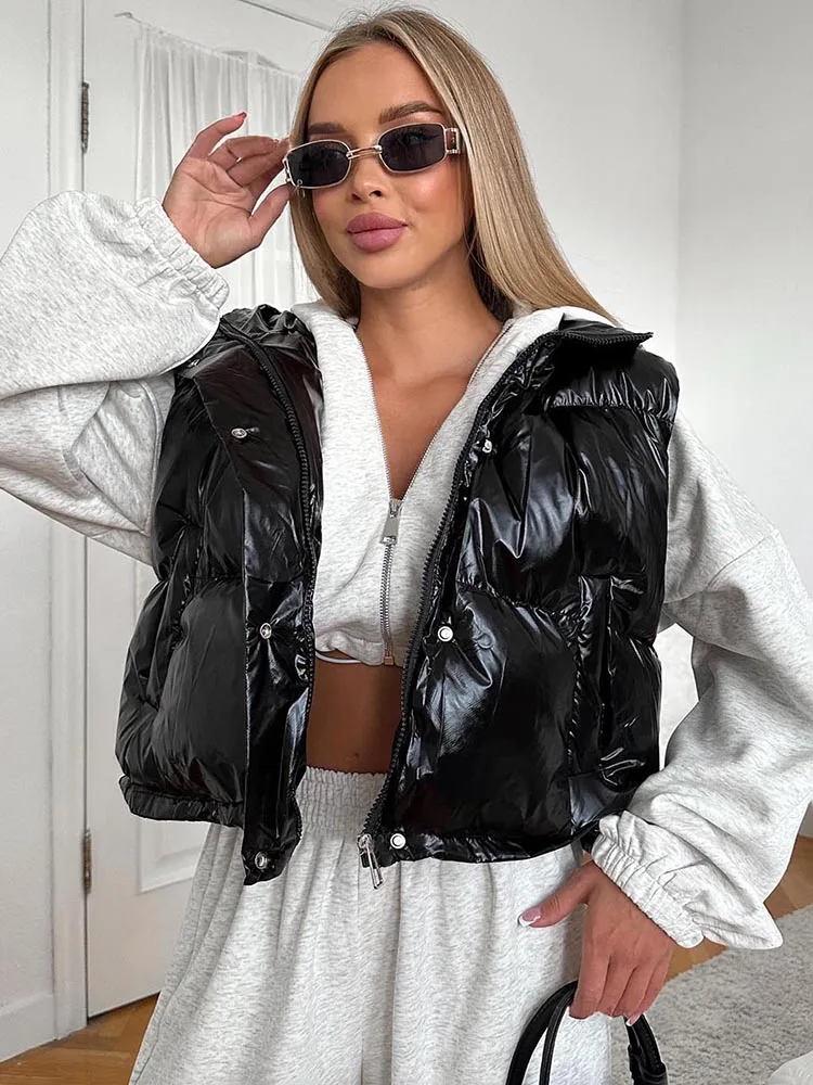 

Базовые топы на бретелях с капюшоном Nibber, женский однобортный кардиган на молнии, уличная повседневная модная однотонная осенняя новая стильная классическая одежда