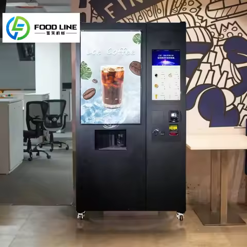 Coffee Vending Machine with Card Payment Quick Espresso Cold Coffee Machine for Restaurant, Home, Office