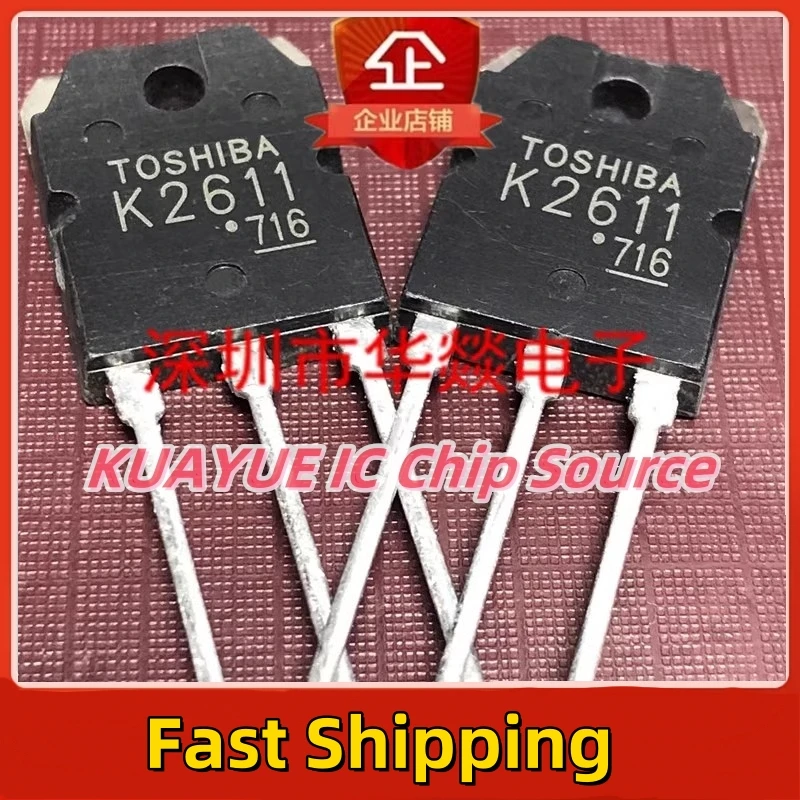 10PCS-30PCS  K2611  2SK2611   TO-3P  900V  9A  Fast Shipping Quality Guarantee