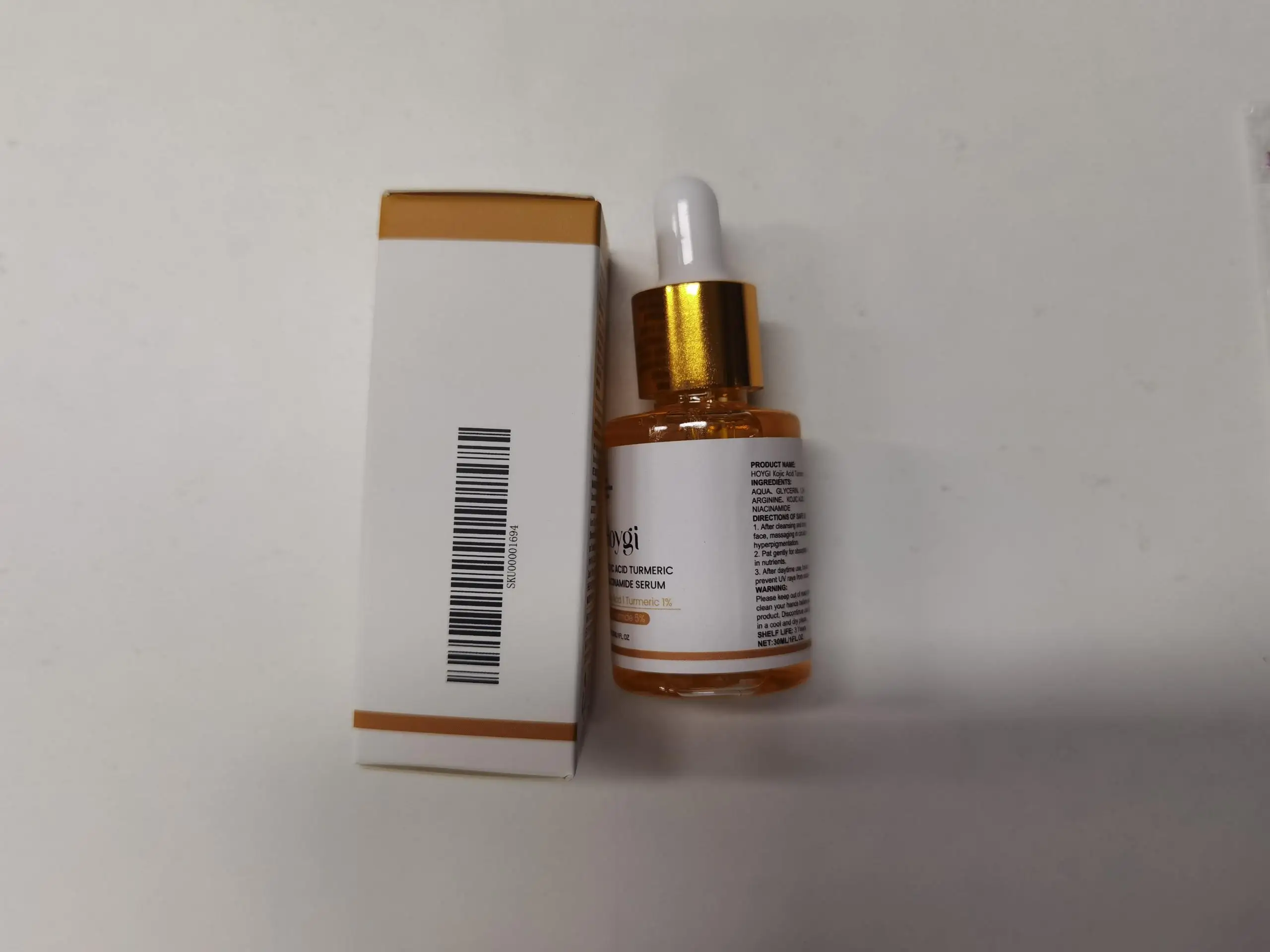 ホイギ5%ナイアシンアミドセラム（コウジ酸＆ターメリック配合）保湿・滑らか肌ケア、保湿弾力肌へ