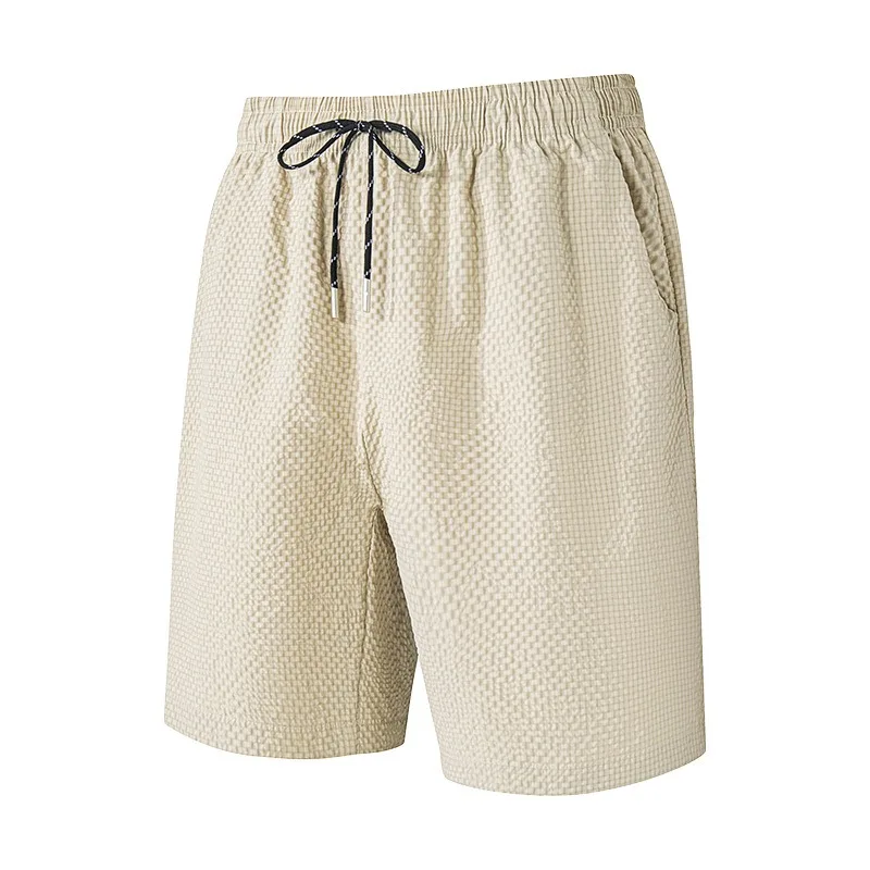Men's Shorts,  Men's Sports Shorts, New Fashionable Textured Fabric, Breathable Pants, Suitable for Daily Casual Wear and Sports