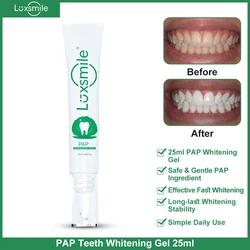 Teeth Whitening Gel PAP Teeth whitener Remove Plaque Stains Bleaching Teeth Treat Oral Hygiene Cleaning Gel Fresh Breath 25ml