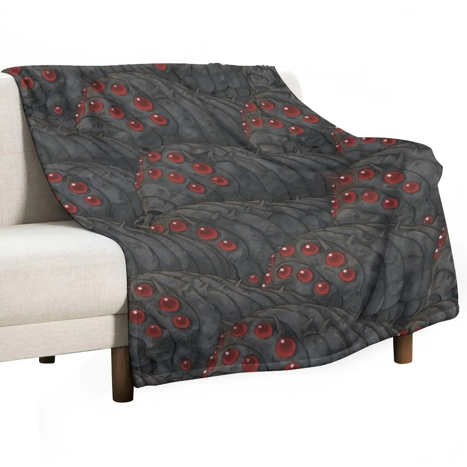 

Ohm (Ohmu) Stampede - Nausica of the Valley of the Wind Throw Blanket Fade Resistant Durable Throw Blanket