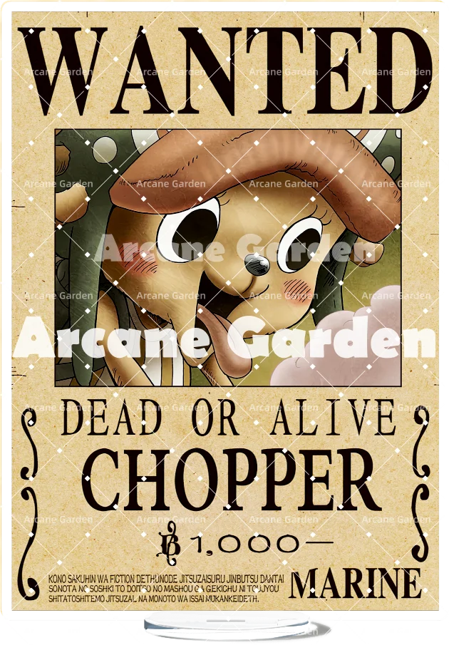One Piece Wanted Poster Acrylic Stand Shanks Nami Law Luffy Robin Sanji Desktop Collectible Display Decor Gift Keychain Cartoon