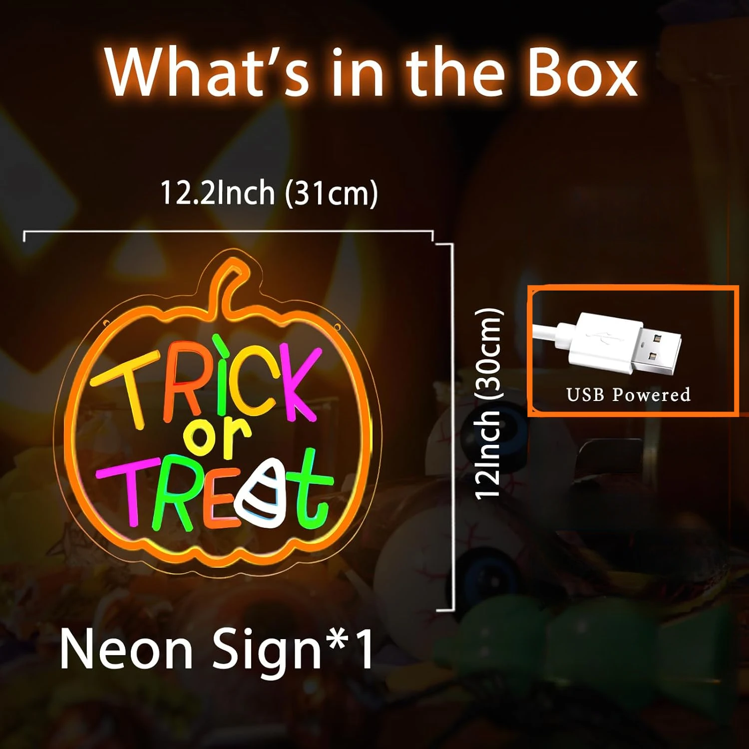 Trick or Treat insegna al Neon - Home Decor Lighting Tricks recensione e prezzo