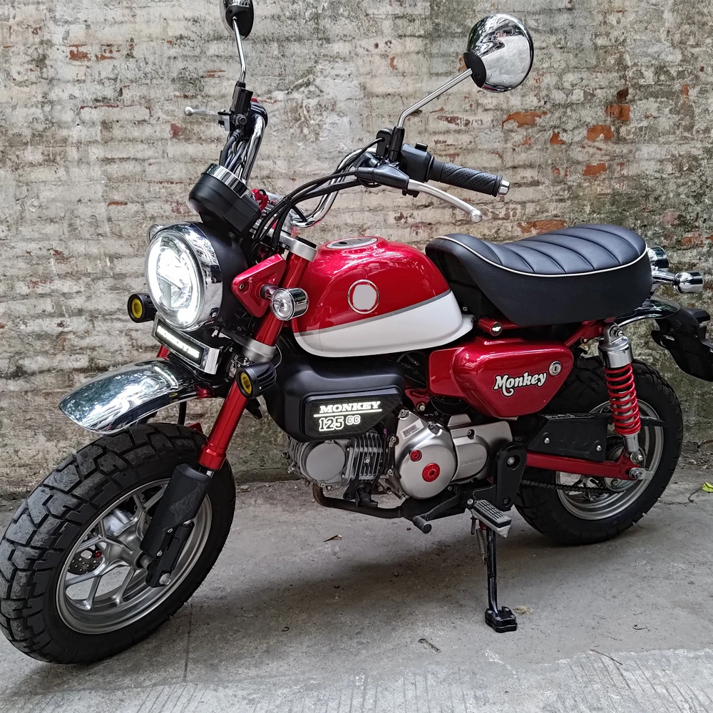 Monkey 125 Logo Air Filter Cover LED Light Pads w/Connector Compatible with Honda Monkey 125 Z125M Z125MA All Models