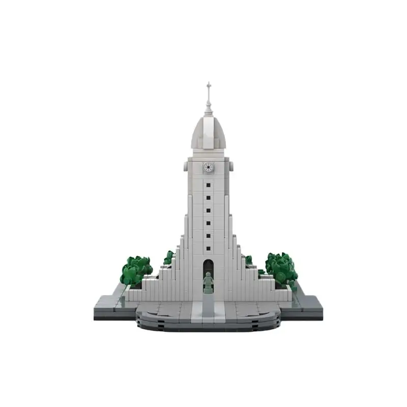 Lodfjord Kirche und Hallgrims Kirche MOC Bausteinmodell-Set Lernspielzeug für Jungen und Mädchen