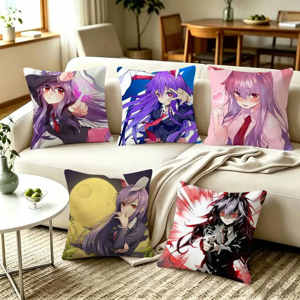 Reisen Udongein Inaba TOUHOU Porject Pillow Covers, Home Sofa Cushion Covers and Aecorative Custom