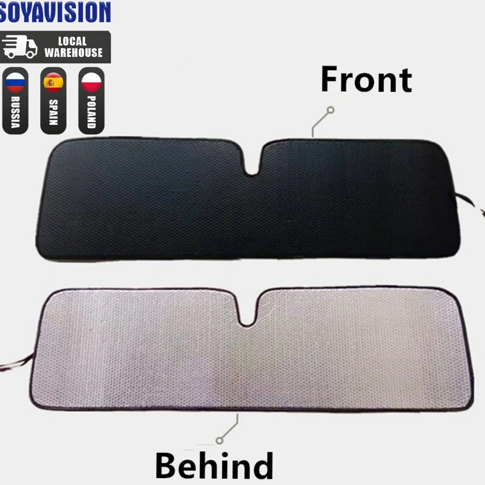 For Jeep Wrangler TJ JK 1997-2017 Car Front Windshield Sunshade Anti UV Ray Window Sun Visor Protector Cover Accessories