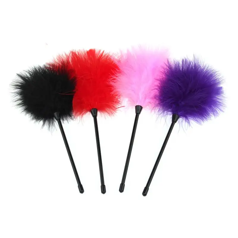 

Fun flirtation feather couple tease stick feather alternative sex toy color random hair