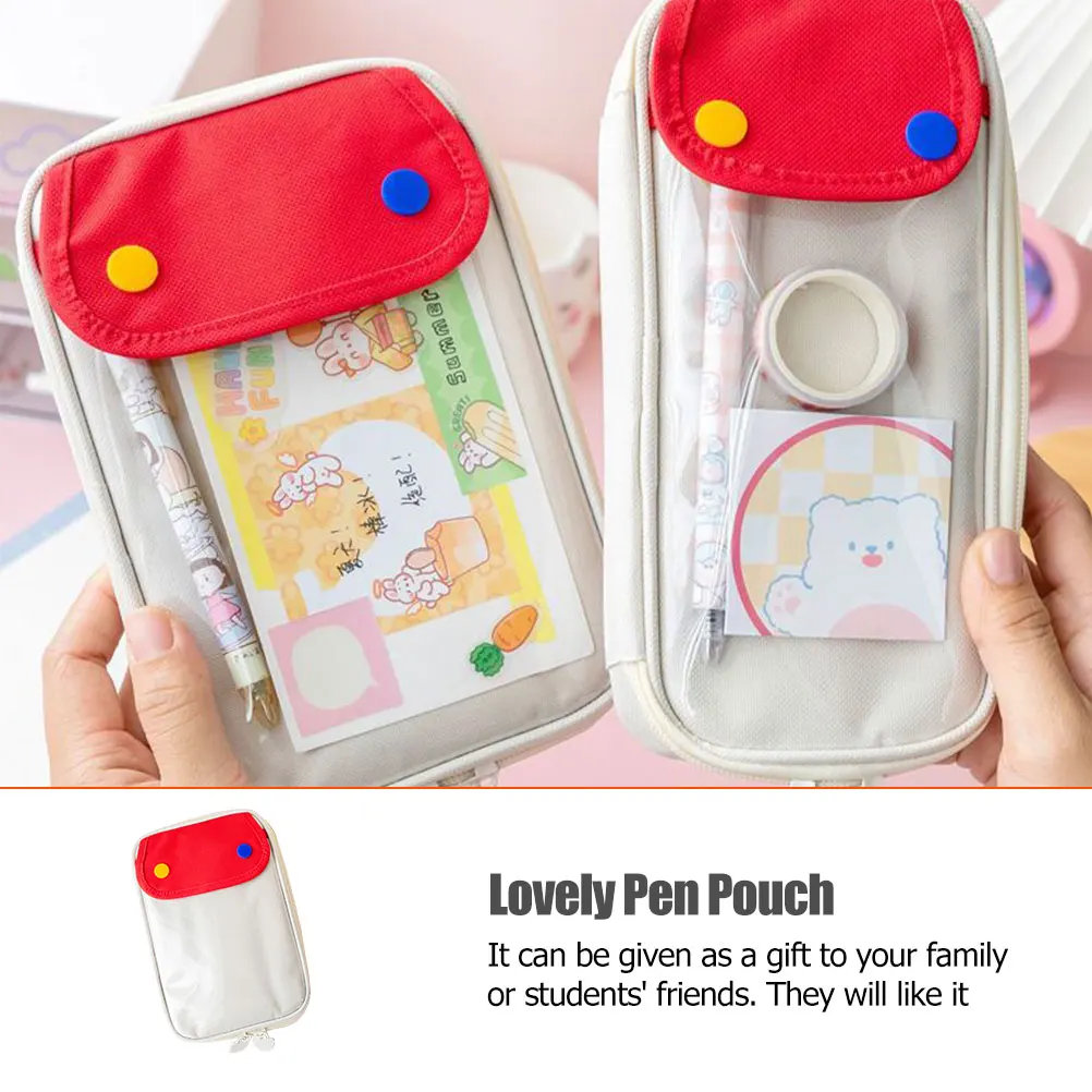 

Pencil Case Large Capacity Multi-function Bag Portable Container Storage Pouch Pupils
