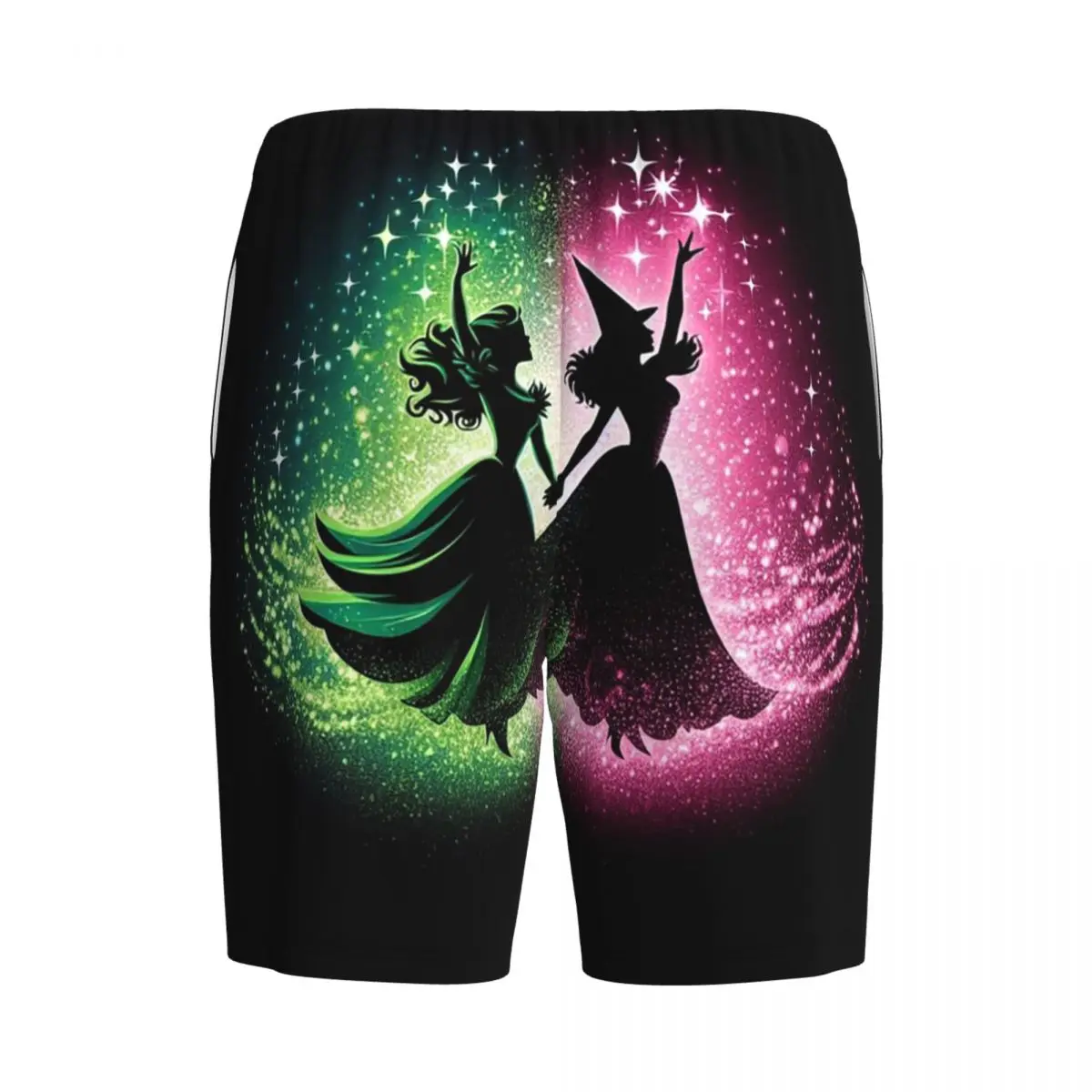 Custom Elphaba And Glinda Wicked The Musical Shorts Sleeping Pants Men Pajama Pants Lounge Sleep Sleepwear Bottoms