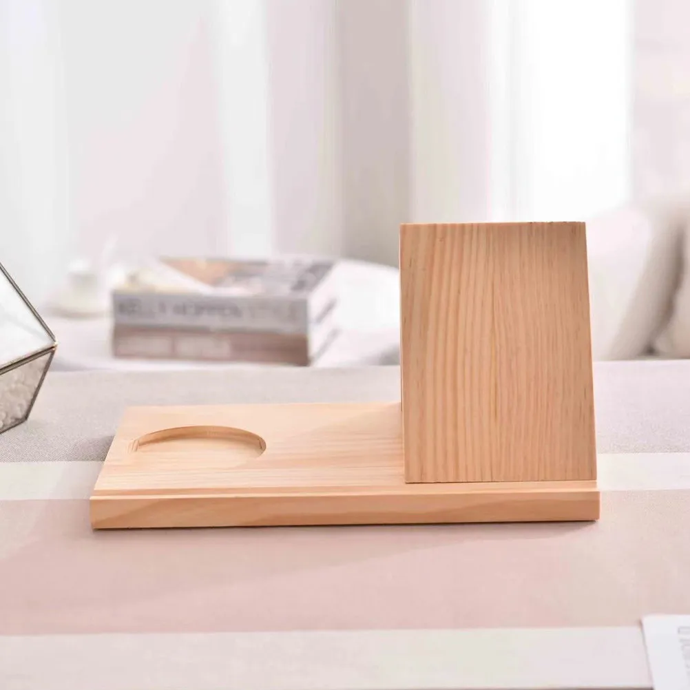 

Треугольная подставка для книг, многофункциональная деревянная полка для книг, подставка для чашек и телефонов, компактная настольная подставка для книг, стильный настольный органайзер