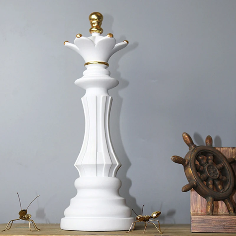 Simulation chess European and American style home window wine cabinet desktop personality creative resin small ornaments