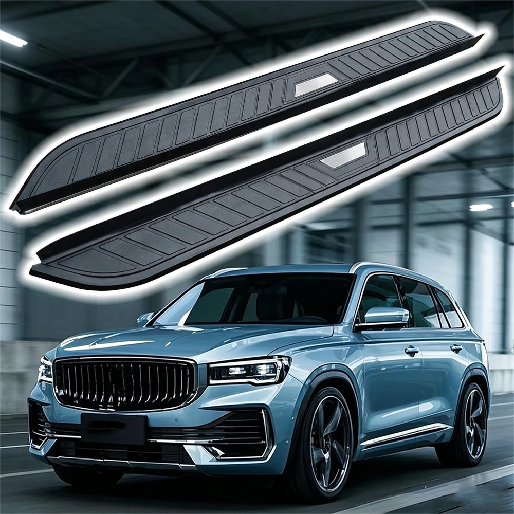 Heavy Duty Aluminum Alloy Side Steps for Geely Monjaro 2023-2026, No Drill, Direct Bolt-On, OEM Perfect Fit