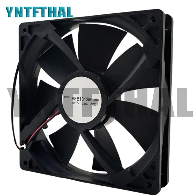 For 13525 AFB1312M 13.5CM 135MM DC12V 0.38A 2 Wires Case Cooling Fan