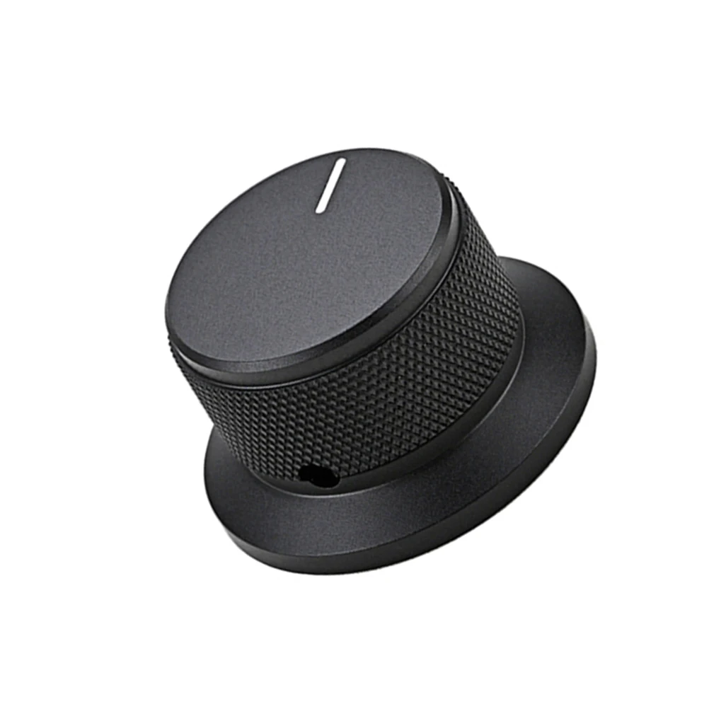 

Black Top Hat Guitar Knob Replacement Small Potentiometer Bass Volume Control Tone Switch Accessories Aluminum