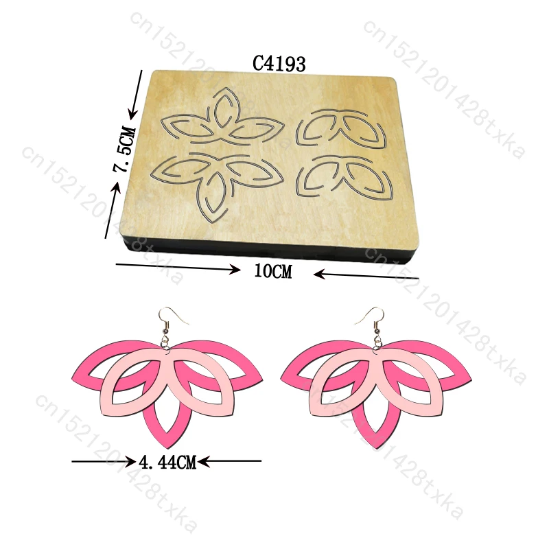 

Новые серьги Деревянные штампы для вырезания Скрапбукинг C4193 Несколько стилей