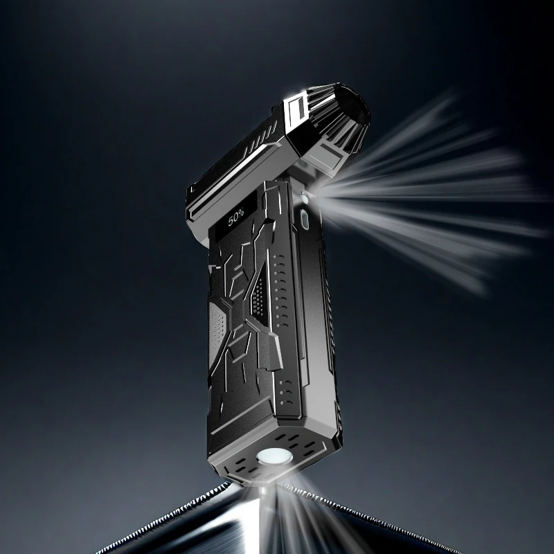 

Бесщеточный мини-турбонетный вентилятор, воздушный пистолет, беспроводной с лампой ближнего и дальнего света, перезаряжаемый вентилятор, портативный вентилятор, перекрестный струйный пистолет