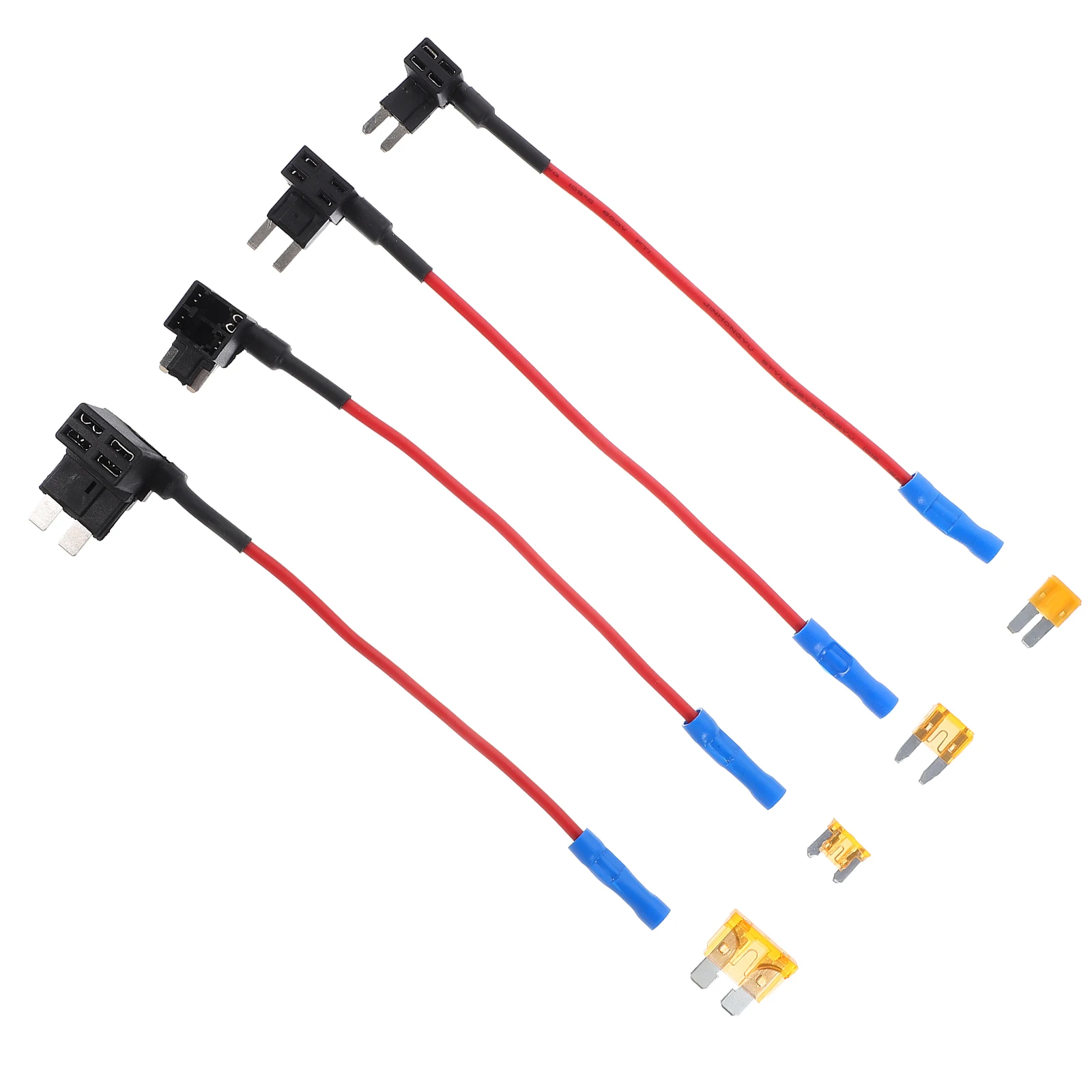 

12V Inline Fuse Holders Mini Tap Kit St Plug Socket Car Blade Heavy Duty Wire Auxiliary Devices Vehicle GPS LED