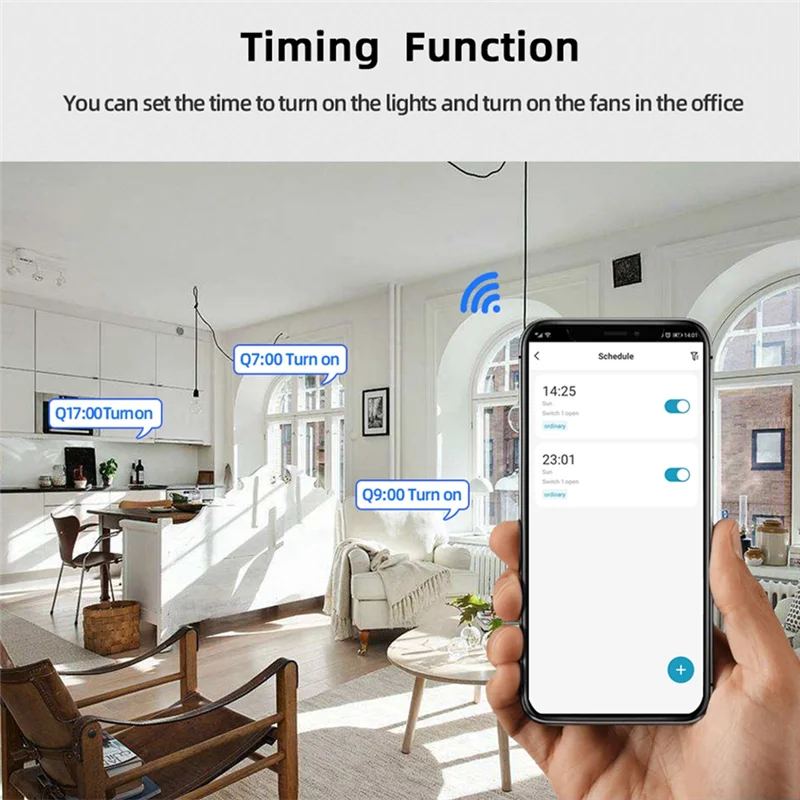 

N11R One-Click Sharing Of Scheduled Voice Remote 85-250V On Off Controller 4CH 2.4G Wifi Remote For Alexa