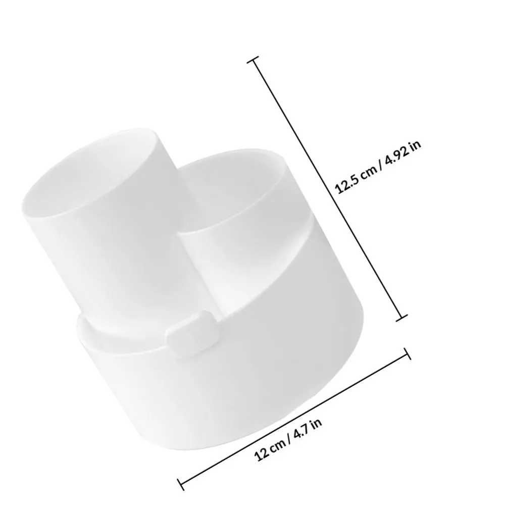 Multi-Functional Rotatable Brush Pot Premium Plastic Pen Holder for Desktop Organization Makeup Tools and Accessories