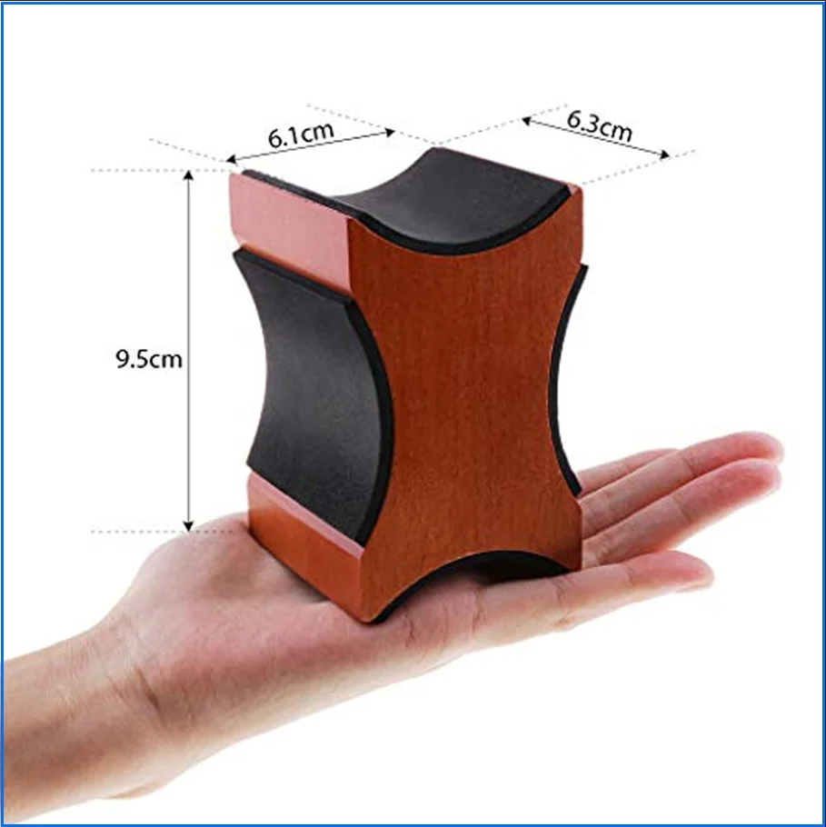 Professionelles Nackenstützkissen für Gitarre |   2-stufige Höhe für die Reparatur von Gitarrenbauer/Violine/Ukulele |   Werkzeug für Werkbank aus Holz